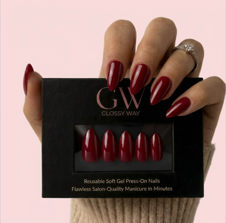 Amarena Dark Red Unghie finte