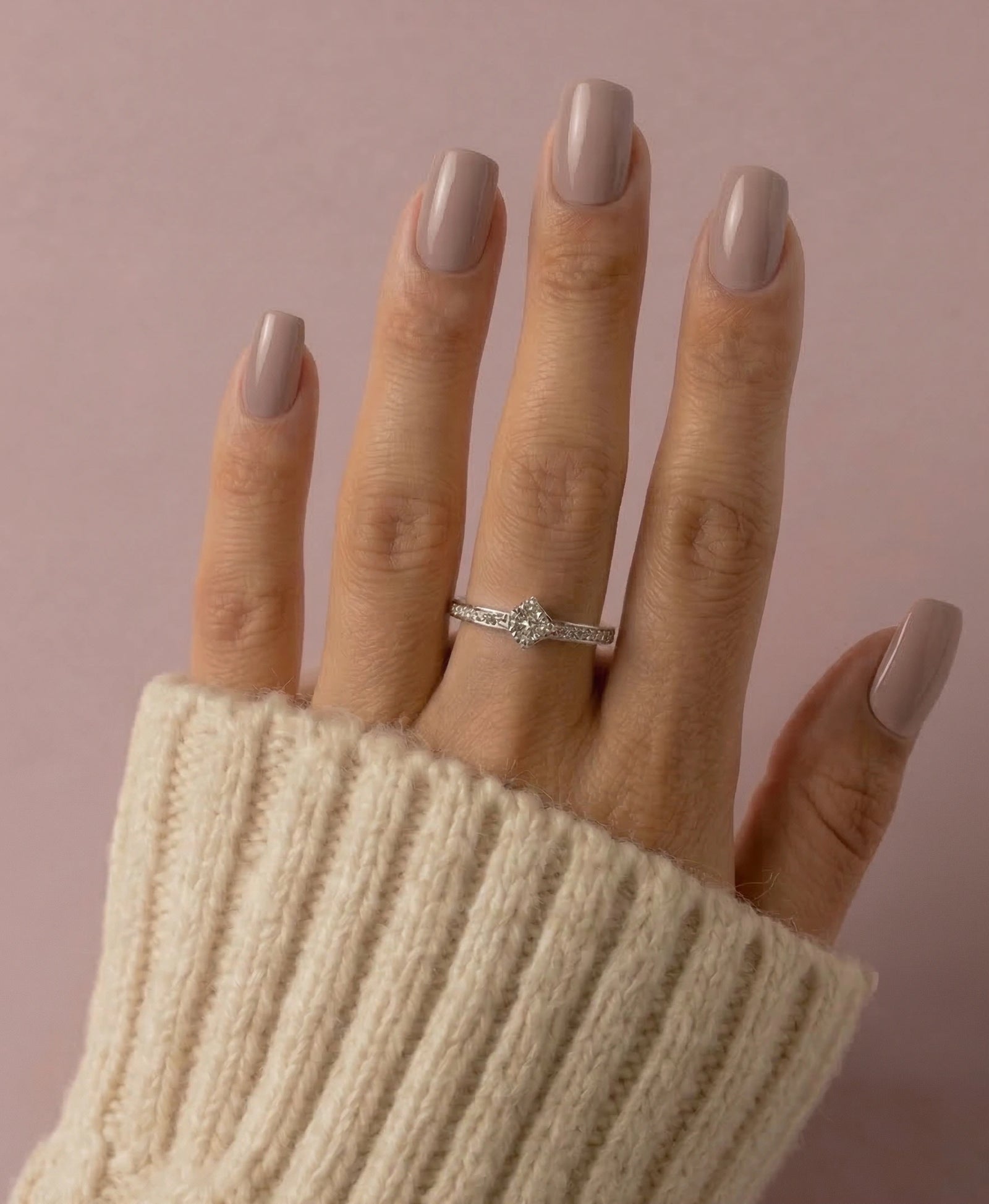 Gloss Au lait press on nails