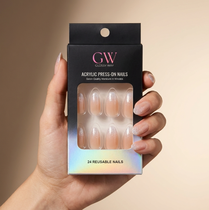 Light Edit Sparkle Ombre Press-On Nails