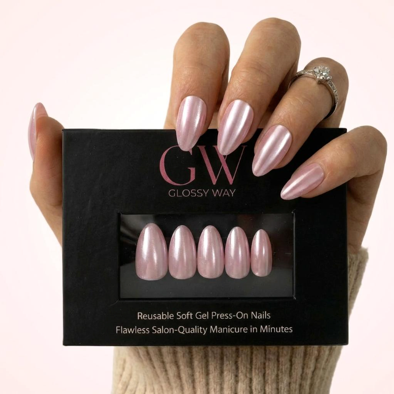 Pearl Veil Press-On Nails