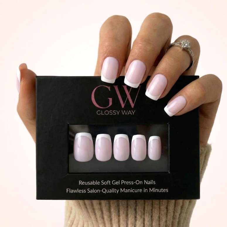 Pure White Press-On Nails