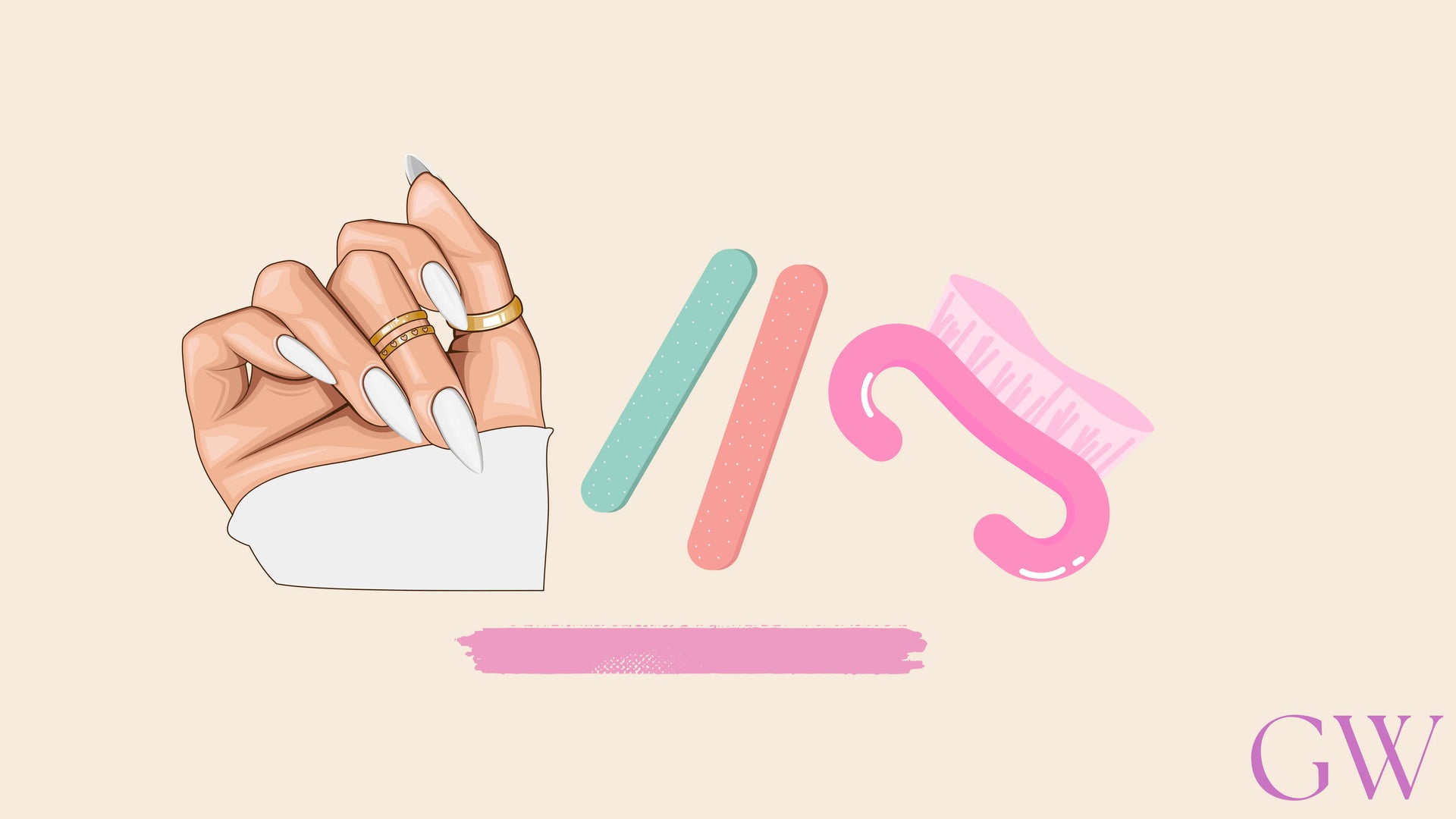 How to remove press-on nails safely with glossy way method