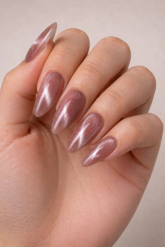 Cat eye press on nails