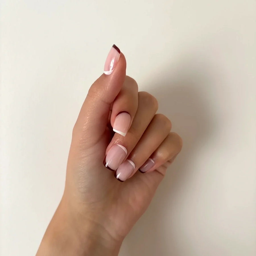 French Tip Press-On Nails