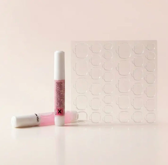 Nail accessories - glue and adhesive tabs