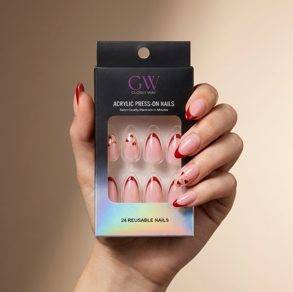 Cherry Touch Press-On Nails