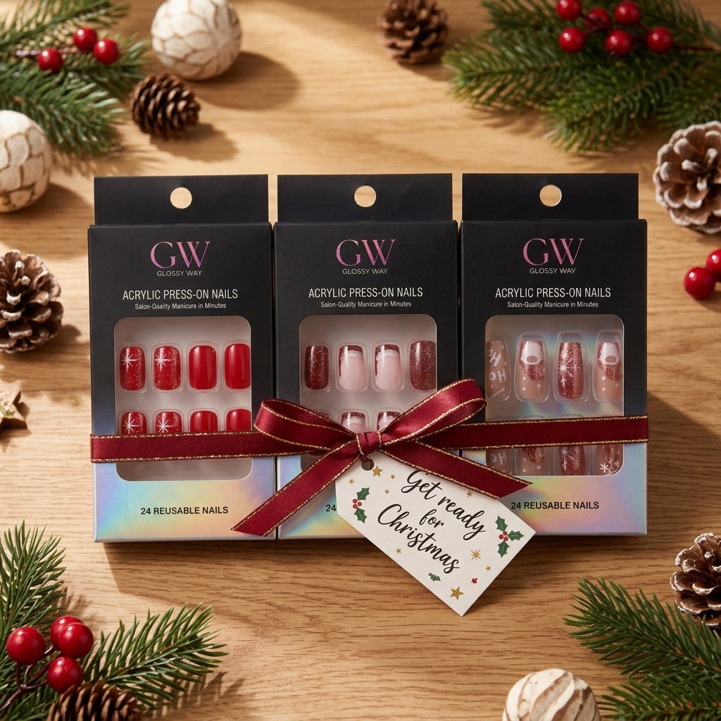 Christmas Press-on nail bundle