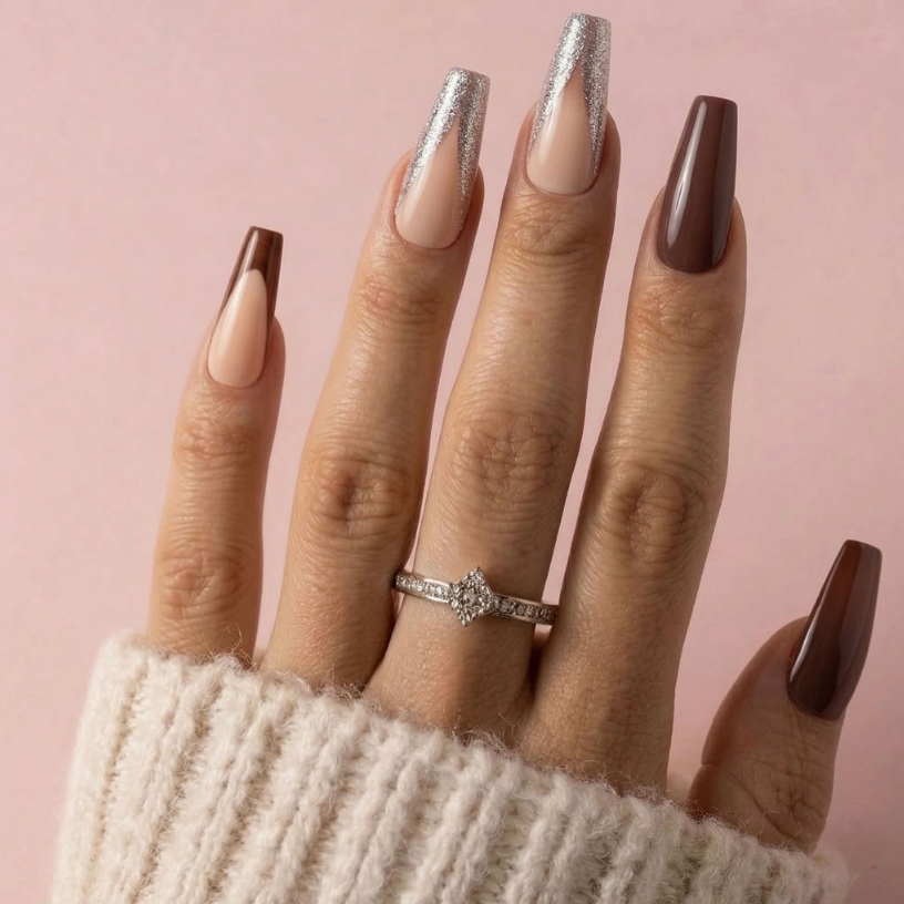 Cocoa Blend Press-On Nails