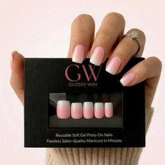 Cotton Cloud press on nails by Glossy Way