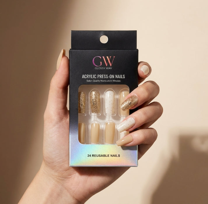 Honey Tone Press-On Nails