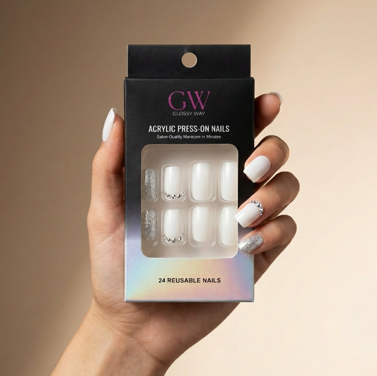 Icy Desire Press-On Nails