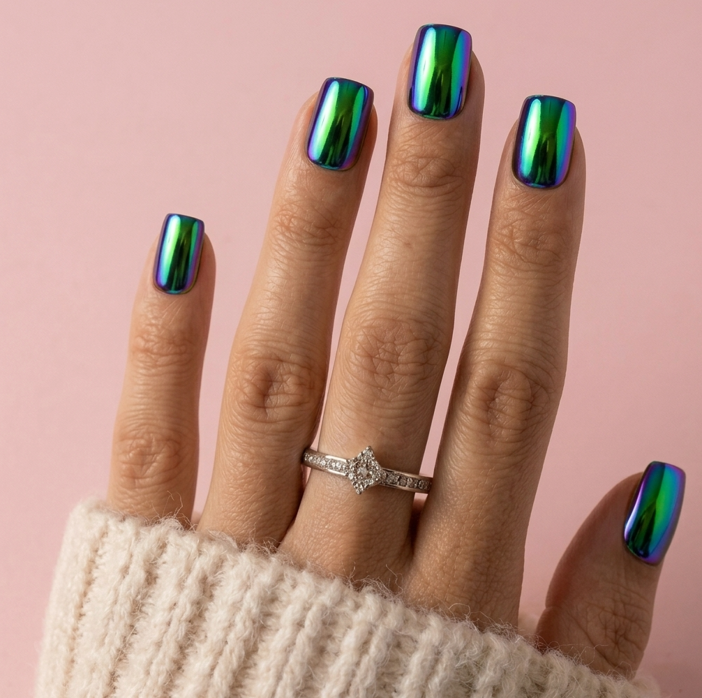 Northern Lights Press-On Nails