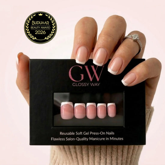 Parisian kiss press on nails by Glossy Way