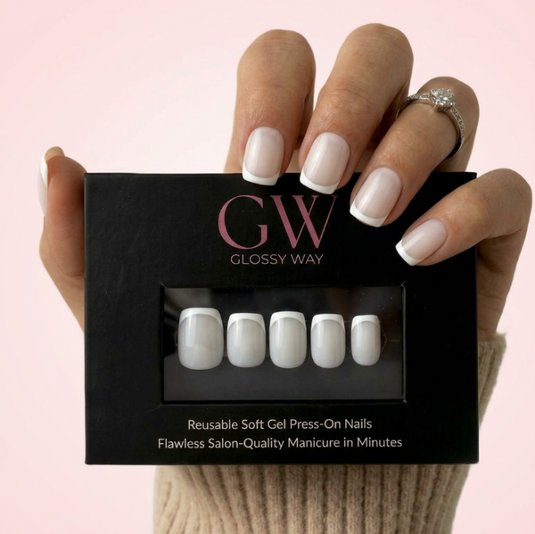 Pure White Unhas postiças