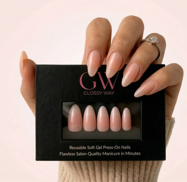 Rosewater Mist Ombre Press-On Nails