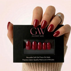 Rouge Affair Red Press-On Nails