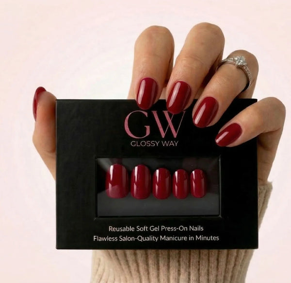 Rouge Affair Red Press-On Nails